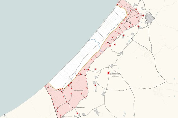 Imágenes satelitales muestran que «Israel» se prepara para permanecer en Gaza; el ministro de Defensa lo&nbsp;confirma