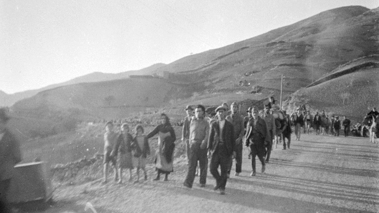 Un 8 de febrero se inicia en Málaga «la huía» o «desbandá» hacia Almería&nbsp;(vídeos)