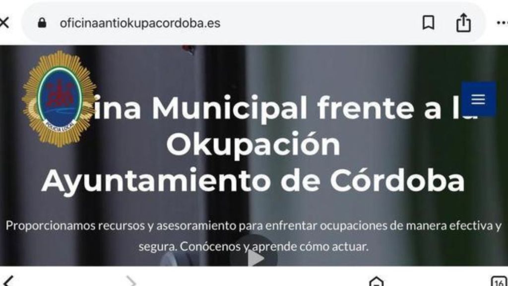 La oficina ‘antiokupación’ del Ayuntamiento de Córdoba (PP) no recibe ninguna denuncia durante sus primeros cuatros meses de&nbsp;trabajo