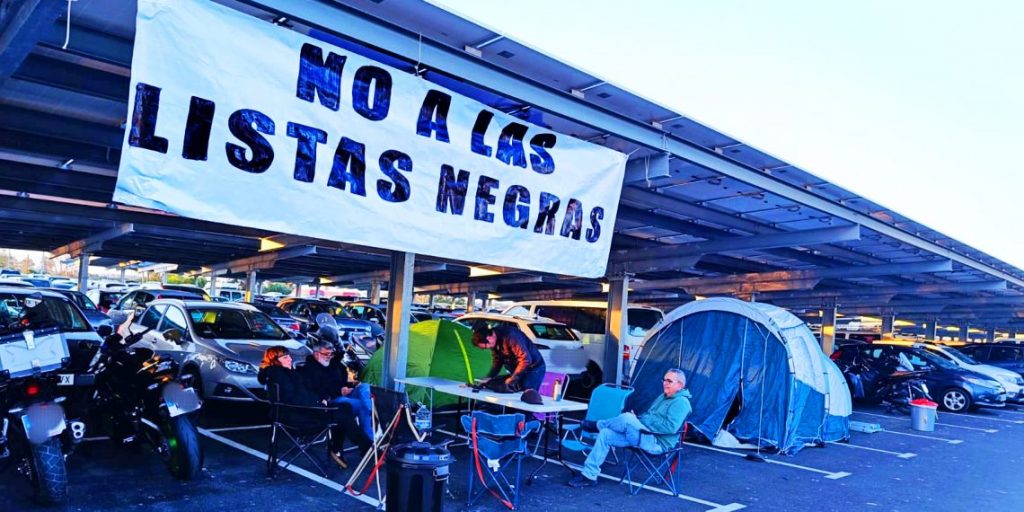La CTM inicia una acampada frente a Navantia en San Fernado para denunciar las listas&nbsp;negras