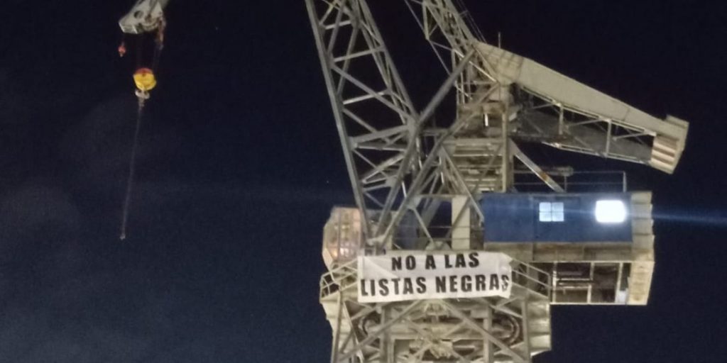 La campaña contra las listas negras en el metal de la Bahía de Cádiz cobra altura&nbsp;(vídeo)