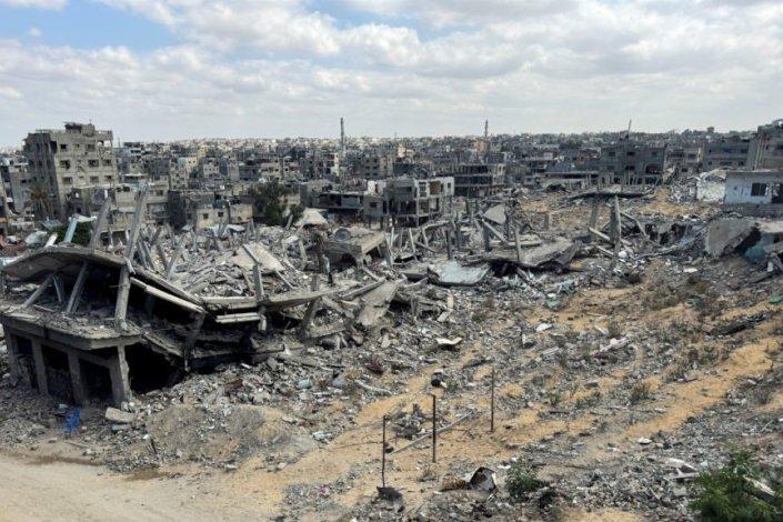 El ministro de Defensa sionista elogia la devastación de Gaza y reconoce que es una «política&nbsp;deliberada»