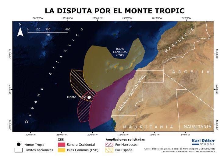 Marruecos habría provocado la crisis en Ceuta para presionar sobre la soberanía de las aguas del Sáhara&nbsp;Occidental