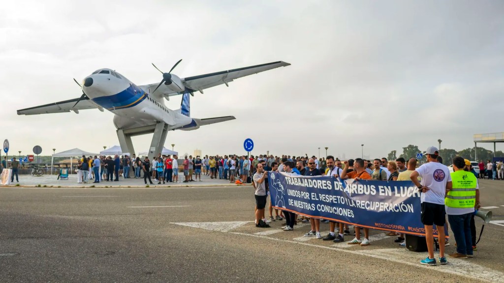 Los trabajadores de Airbus en Castilla y Andalucía deciden continuar la&nbsp;huelga